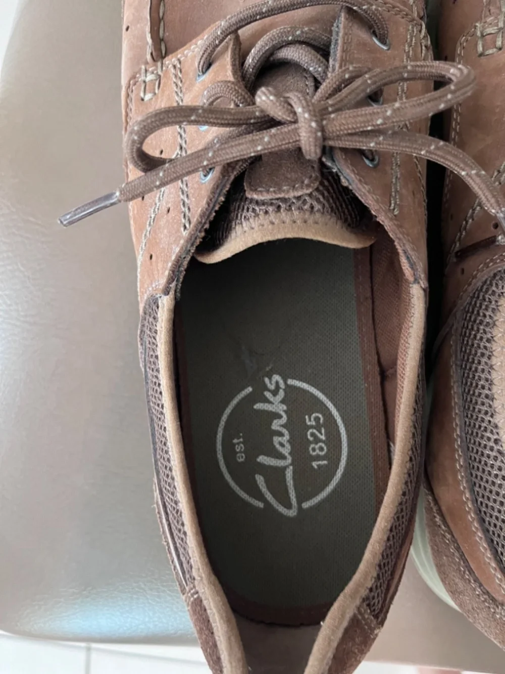Clarks Armada English Oxford Brown Suede/Nubuck/Men’s Size 15M